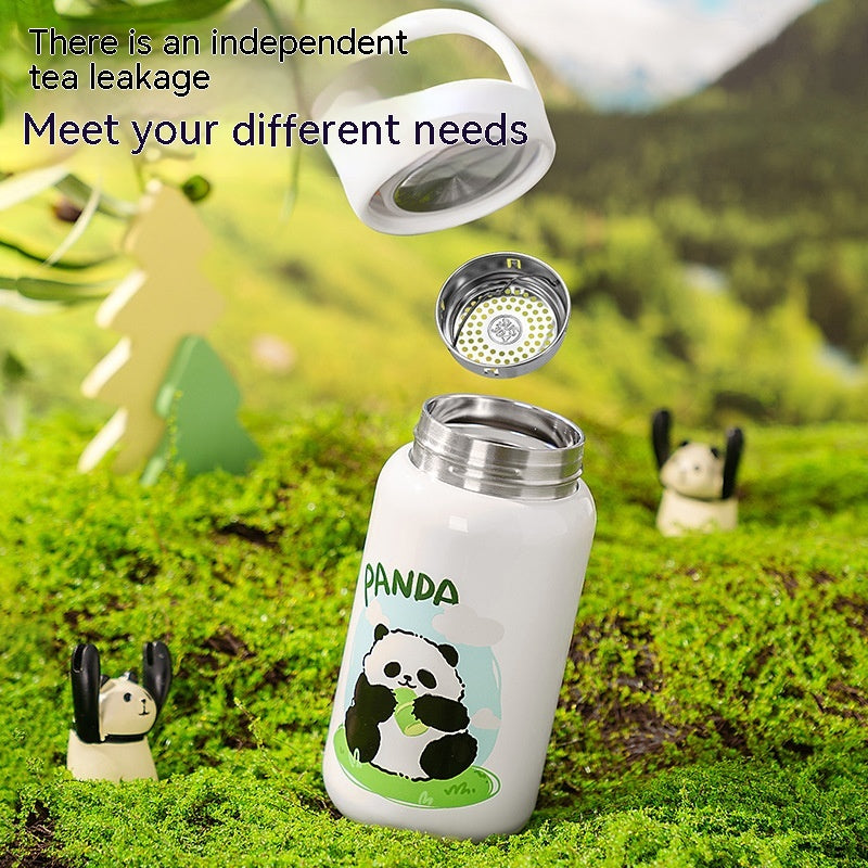 Insulated Panda Mug Stainless Steel Travel Water Cup Gift for Kids & Adults