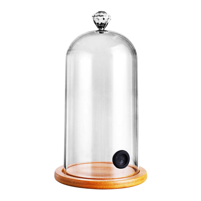 Portable Smoke Cover for Molecular Cocktail Making - Transparent Plastic Dome