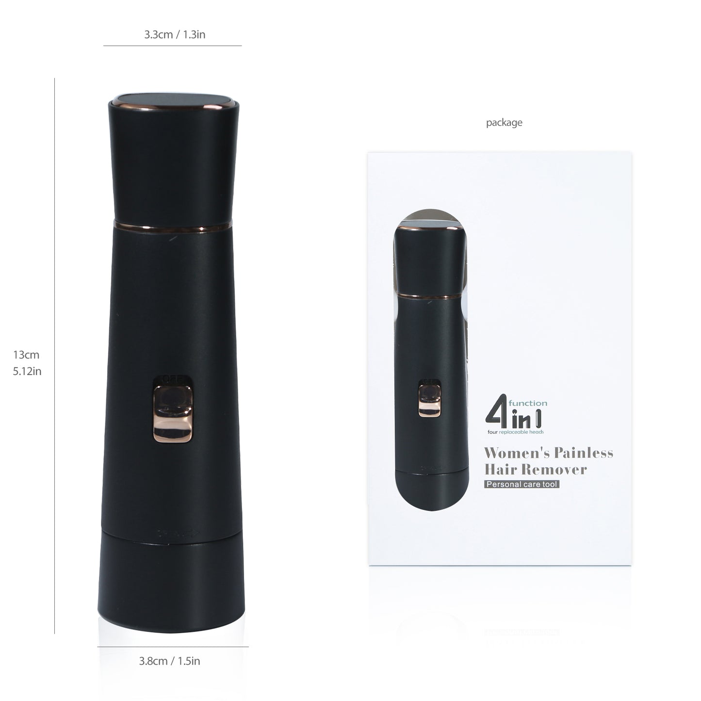 4-in-1 Electric Hair Removal Device - Personal Care Appliance