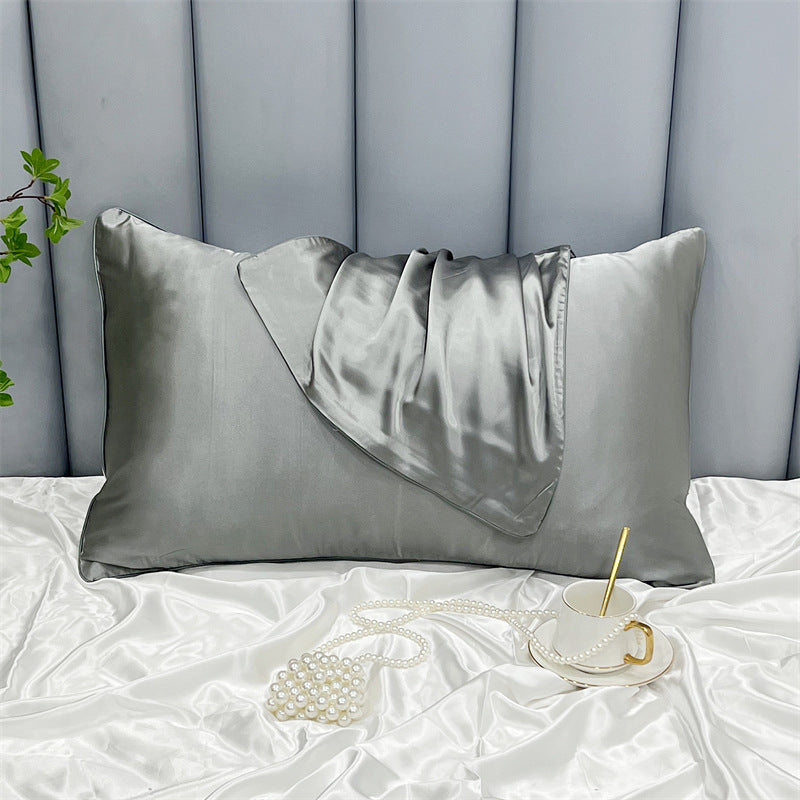 Double-Sided Ice Silk Pillowcase - Soft Rayon & Polyester Bedding Cover