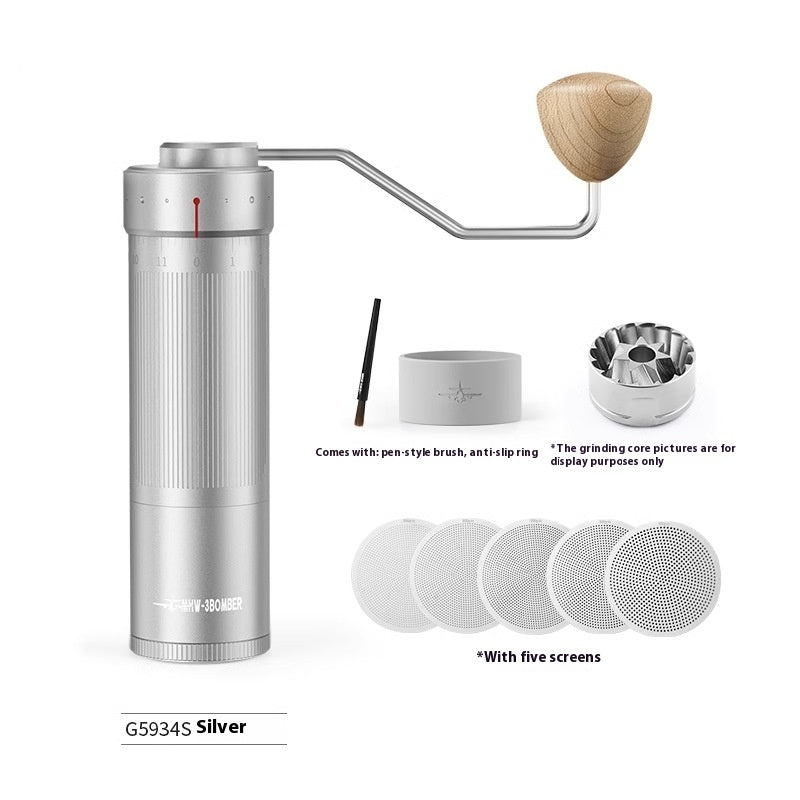 Manual Coffee Bean Grinder R3 Blade - Adjustable Hand Coffee Mill for Home Use