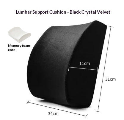 Office Seat Cushion Memory Foam Breathable Mesh & Velvet Options
