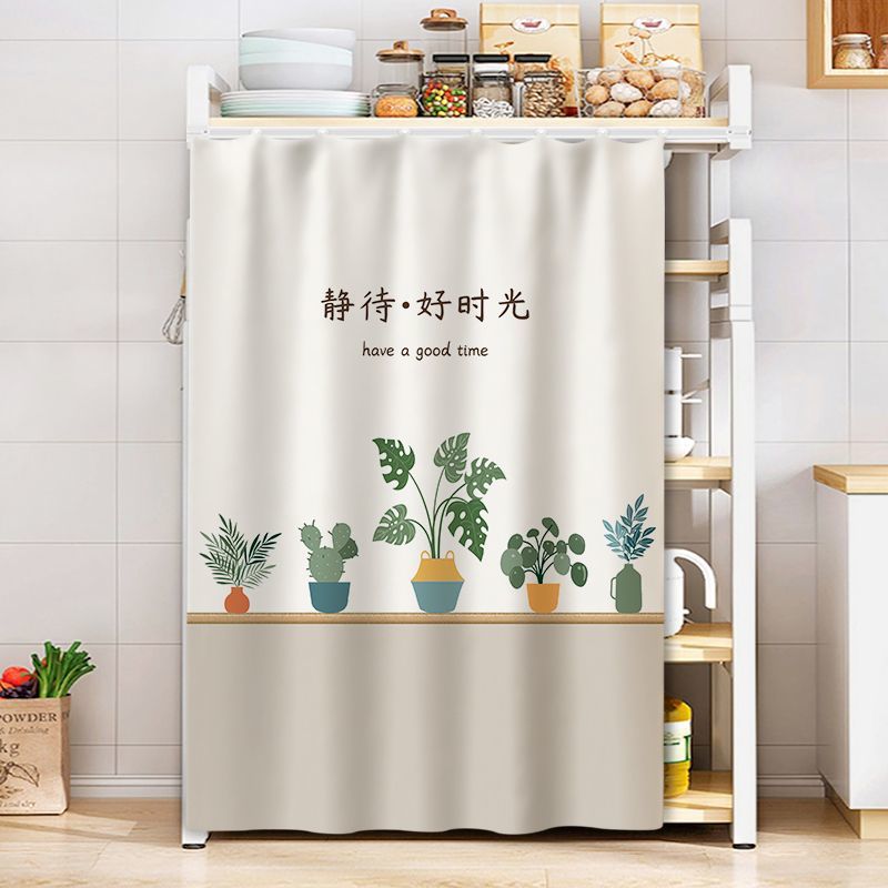 Dustproof Curtain Storage Rack for Wardrobe and Home Organization
