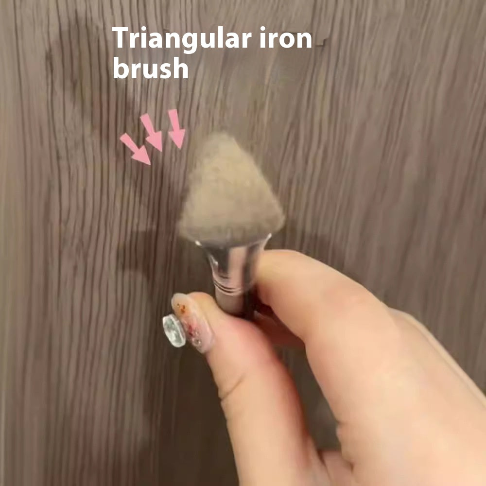 Highlight Brush for Makeup - Black Portable Tear Groove Surface Tool