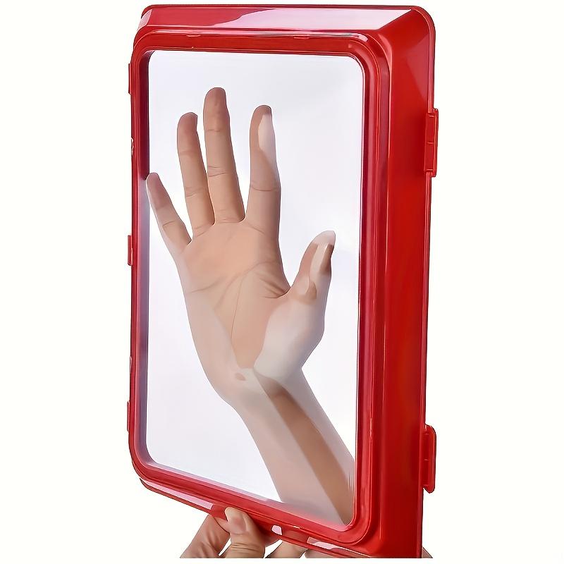 Disposable Red Plastic Food Tray Thickened Rectangular Serving