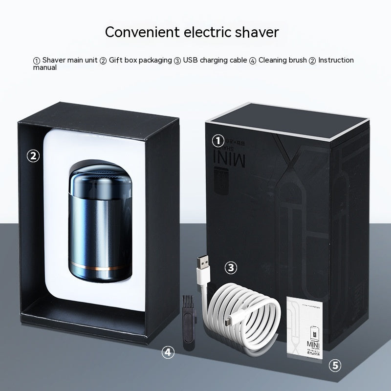 Electric Men's Portable Travel Shaver - Blue