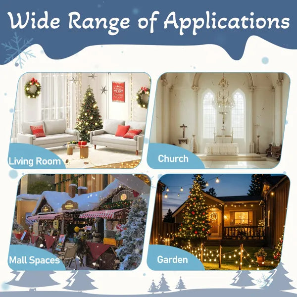 Lighted Three Kings Christmas Decorations Set - 80 LED Lights