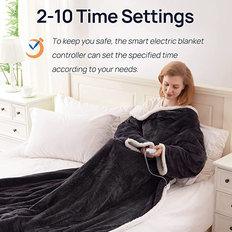 Electric Blanket Shawl for Single Use - European & American Standard