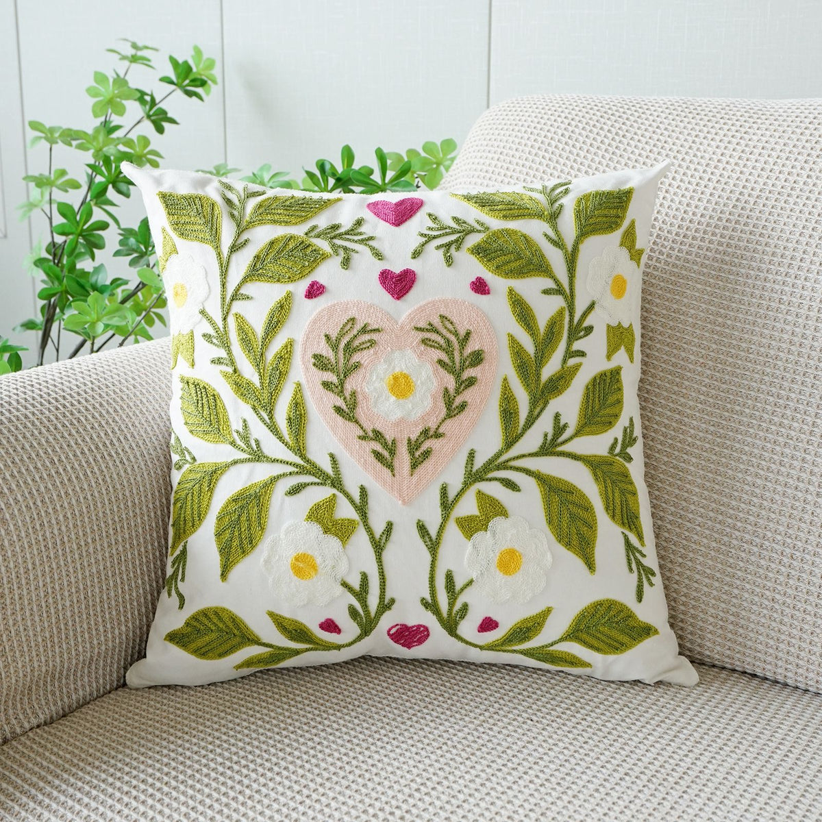 Minimalist Loop-Pile Pillow Cover 45x45cm Home Decor Cushion
