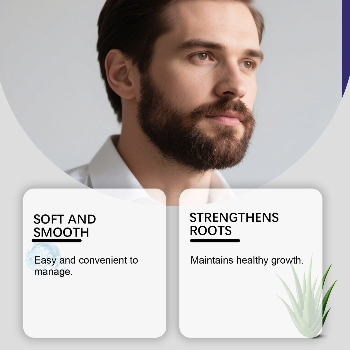Men's Beard Care Cream - Nourishing & Softening, 100g