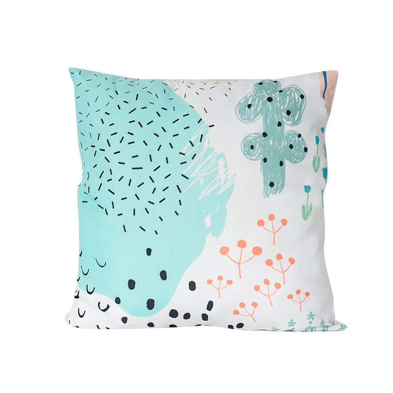 Geometric Decorative Pillowcase Set - Cotton & Polyester Cushion Cover for Living Room