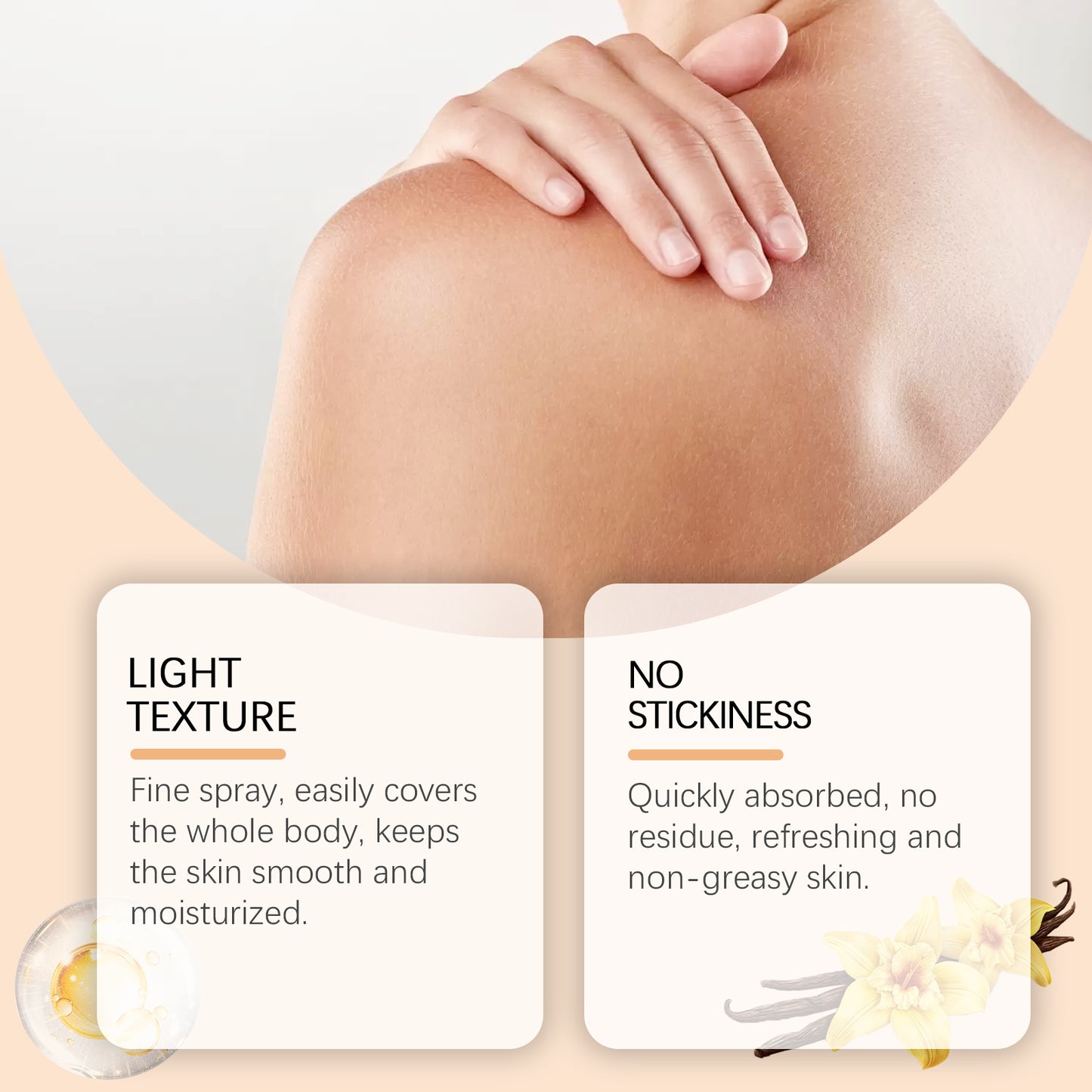 Moisturizing Body Spray with Jojoba Oil & Shea Butter - 100ml