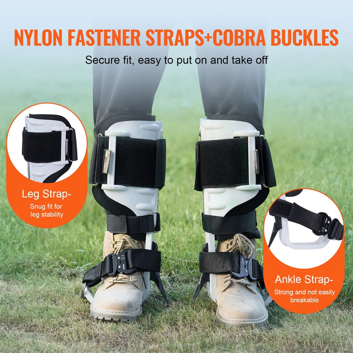 Tree Climbing Spikes - Aluminum Arborist Gear with Padding & Secure Straps