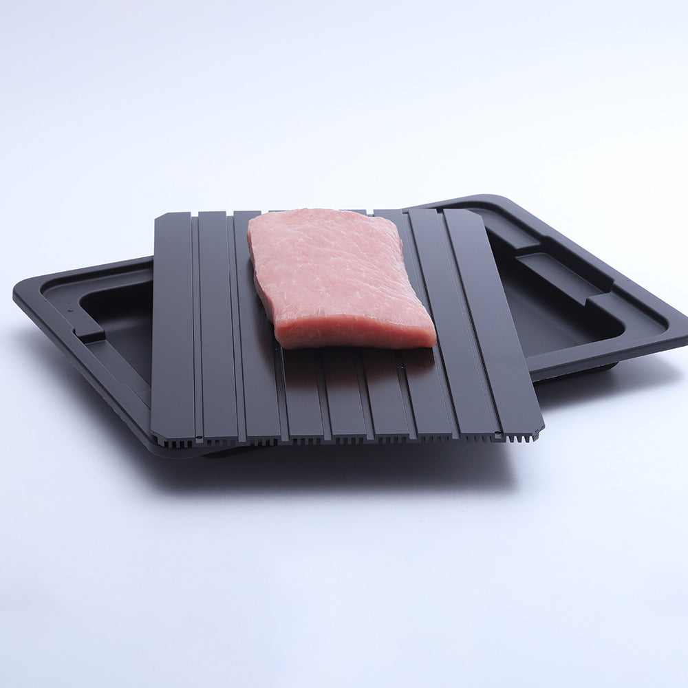 Aluminum Thawing Plate for Kitchen - Quick Food Defrosting Surface, 35.5x20.5cm