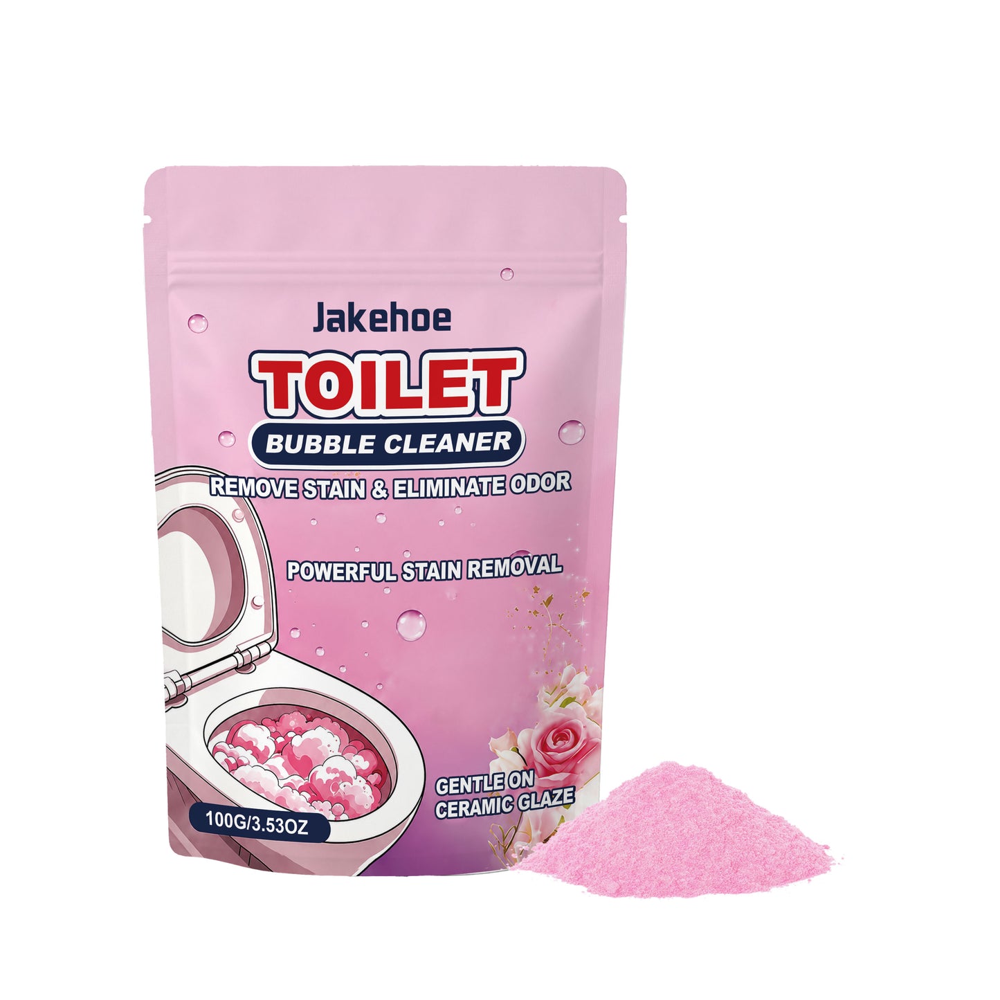 Toilet Bubble Cleaner Powder - 100g Eco-Friendly Bathroom Disinfectant