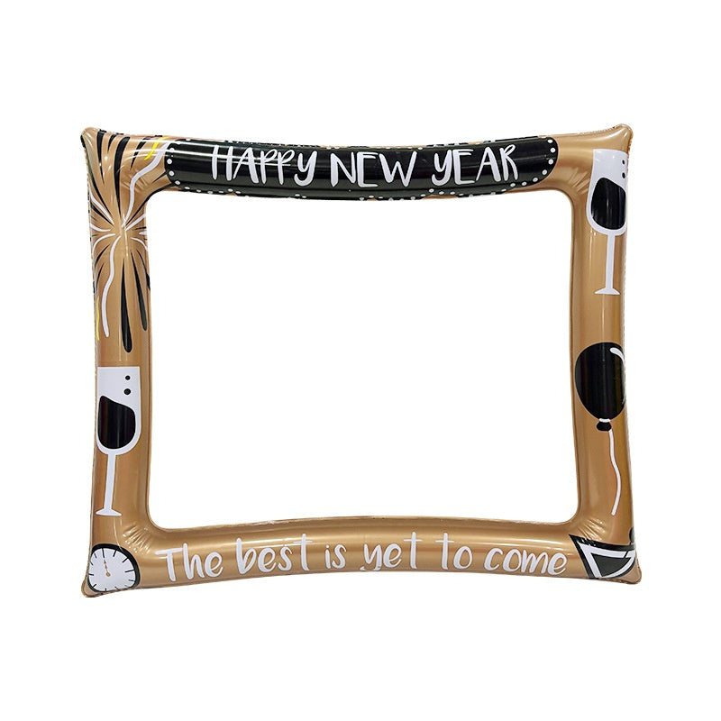 Christmas Inflatable Photo Frame - Creative Holiday Photo Prop