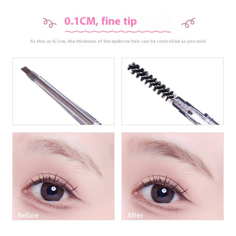 Double Head Eyebrow Pencil Set - Thin & Precise Makeup Tool for Brows
