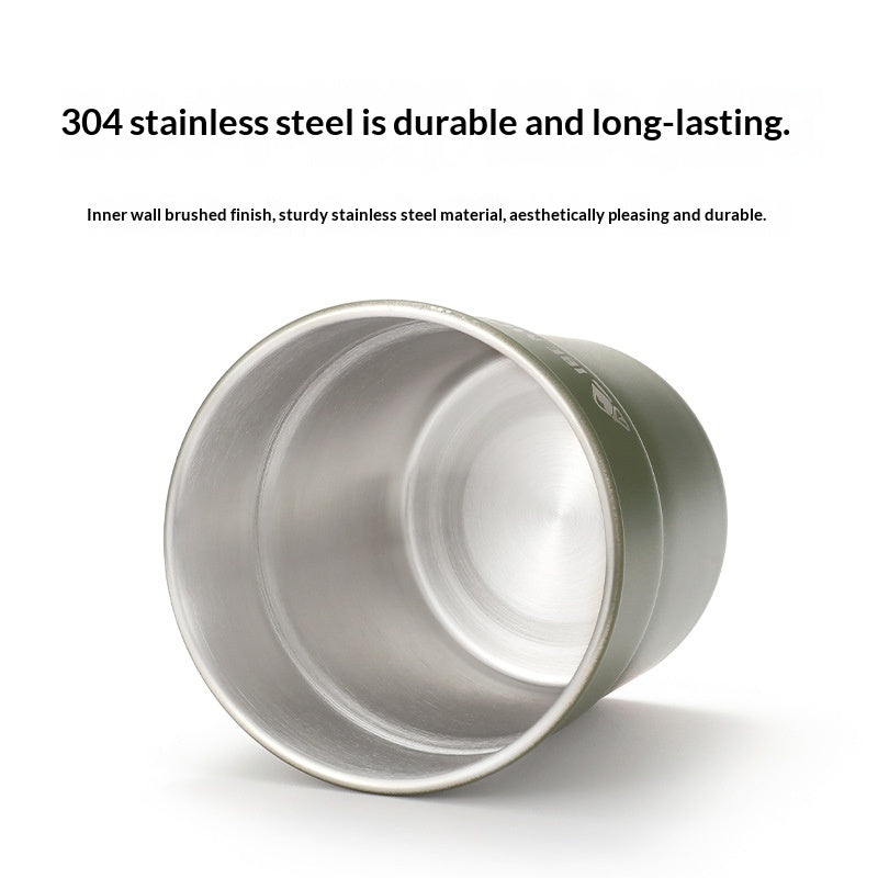 Outdoor Stainless Steel Swallow Cup for Camping 300ml