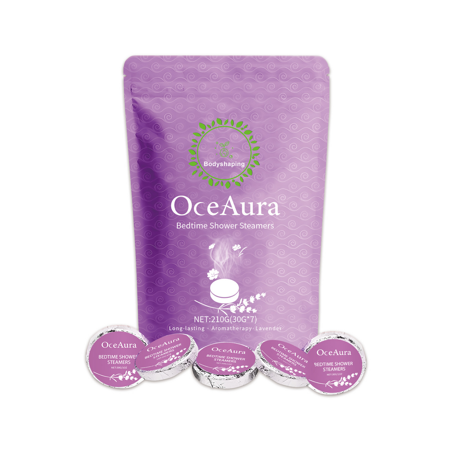 Lavender Aromatherapy Shower Tablets for Relaxation and Stress Relief
