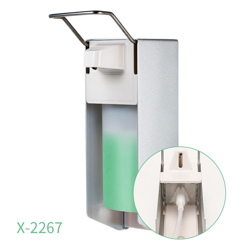 Wall-Mounted Hand Press Soap Dispenser - Modern Aluminum Alloy Bathroom Accessory