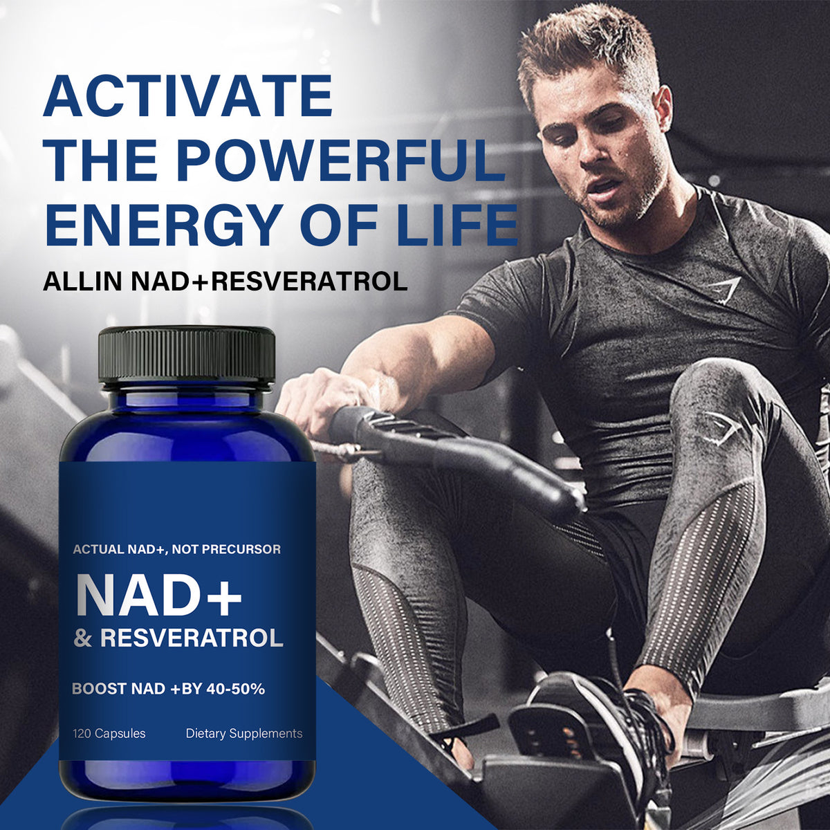 Resveratrol Sleep Supplement Capsules for Men - 60 or 120 Tablets