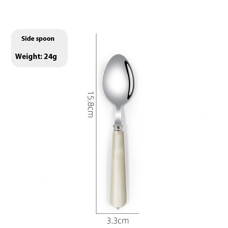 Luxury Nordic Style Household Kitchen Cutlery Set - Portable Knife Fork Spoon