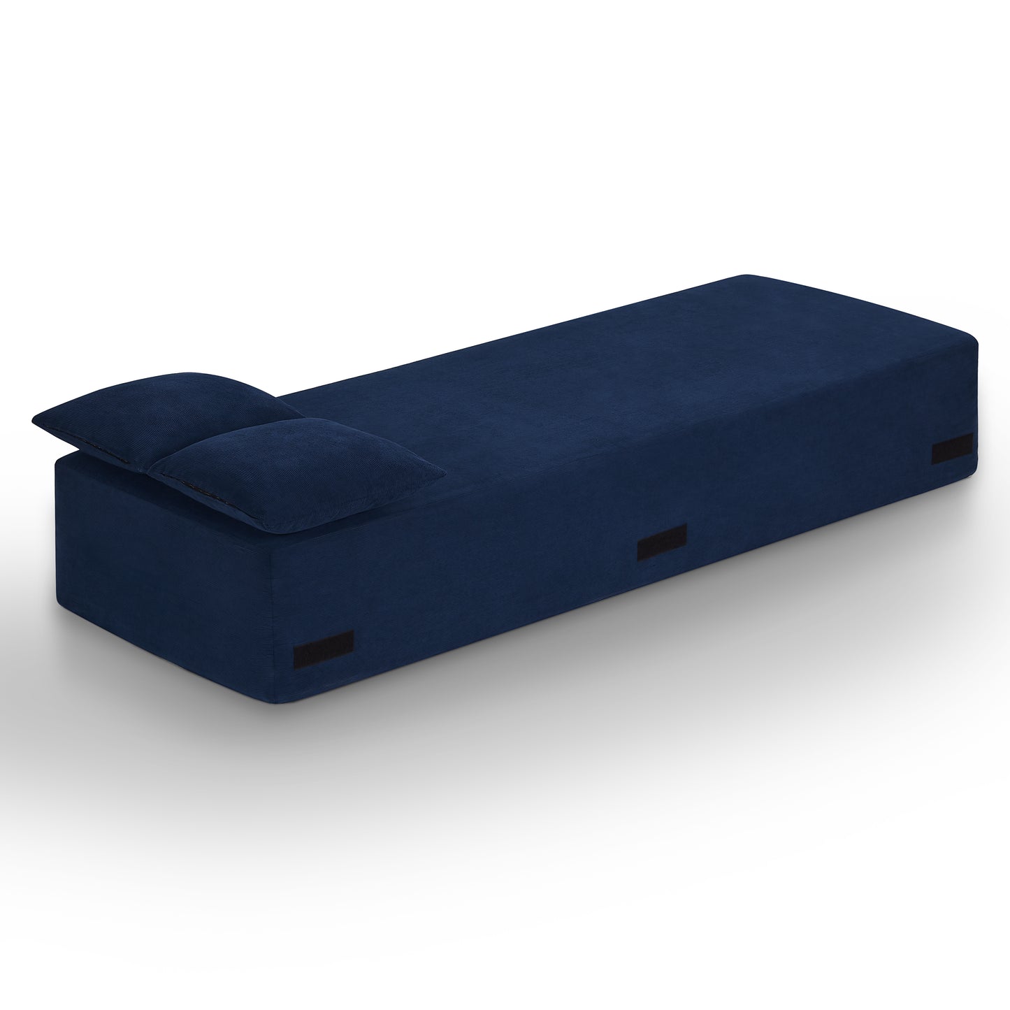 Modern 3-Seater Sofa - No Assembly, Compact Design, Blue