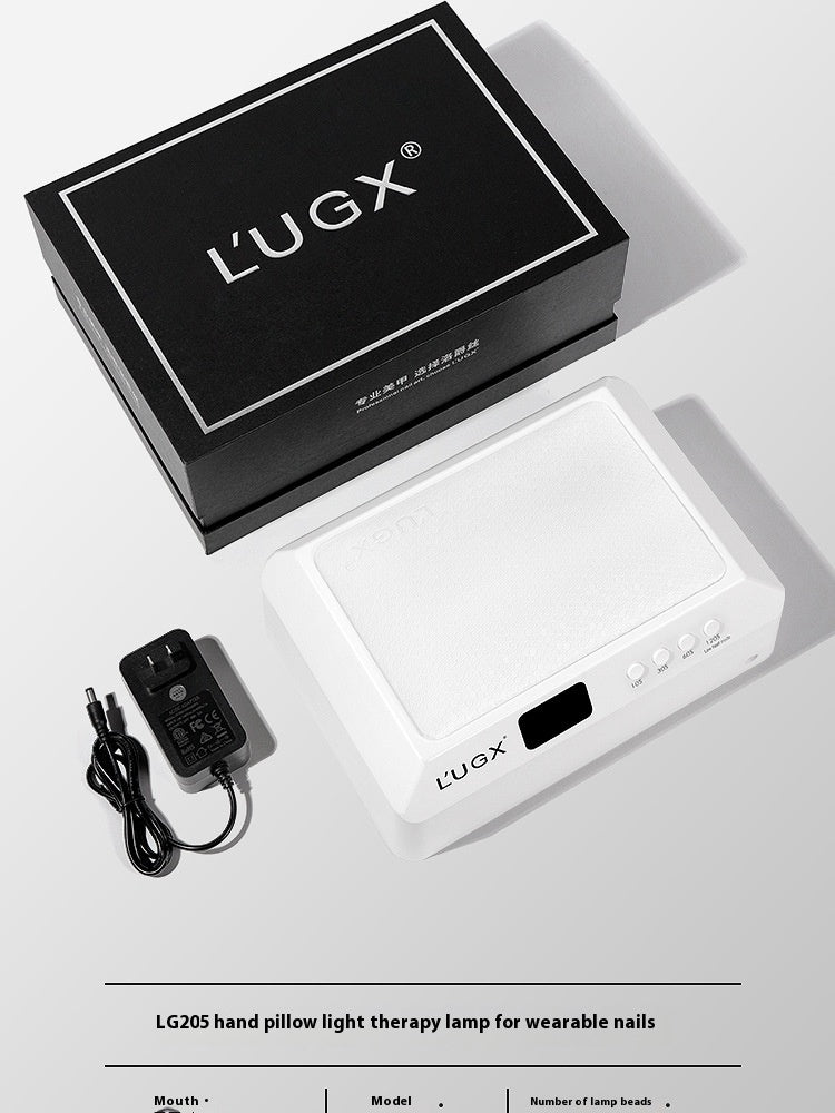 High Power 69 LED Nail Phototherapy Lamp with Hand Pillow - UV/LED Drying Machine