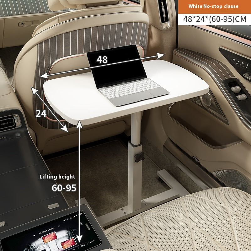 Adjustable Laptop Bedside Table - Portable, Rotating, Modern Design