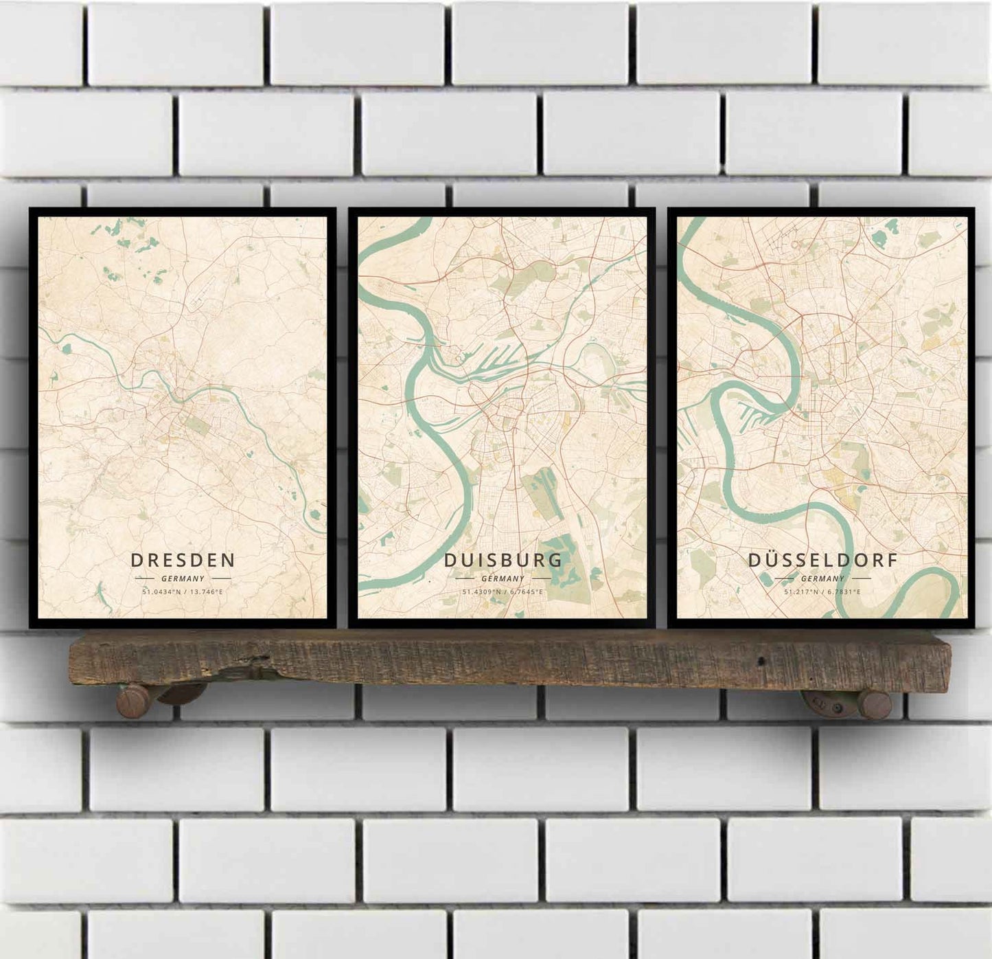 German City Subway Canvas Wall Art Poster - Home Decor