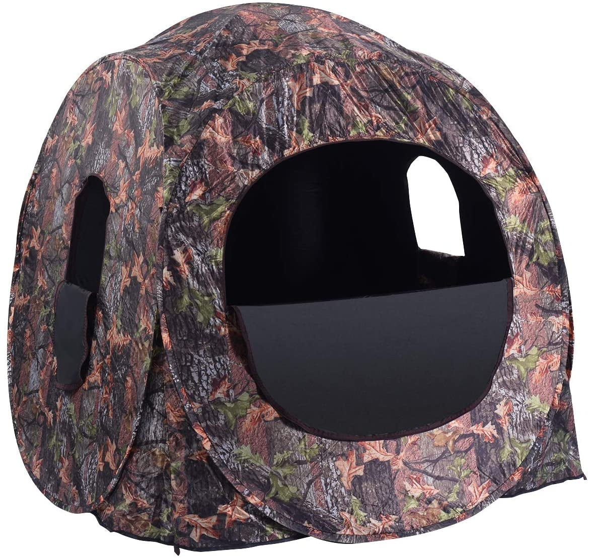 Portable Ground Camo Blind for Hunting - 2-3 Person Capacity