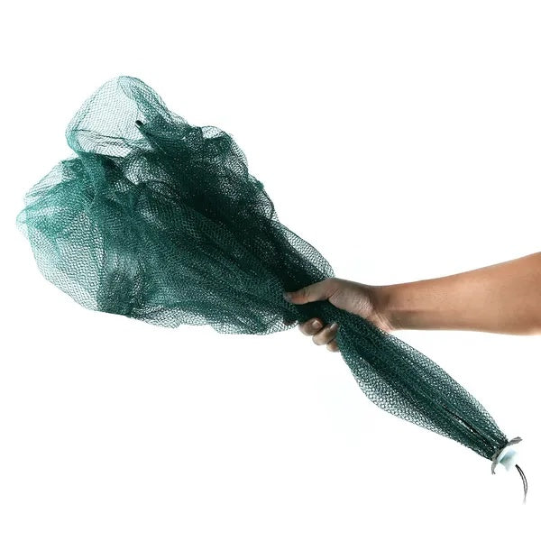 Portable Folding Fishing Trap Net - Easy to Use Bait Trap