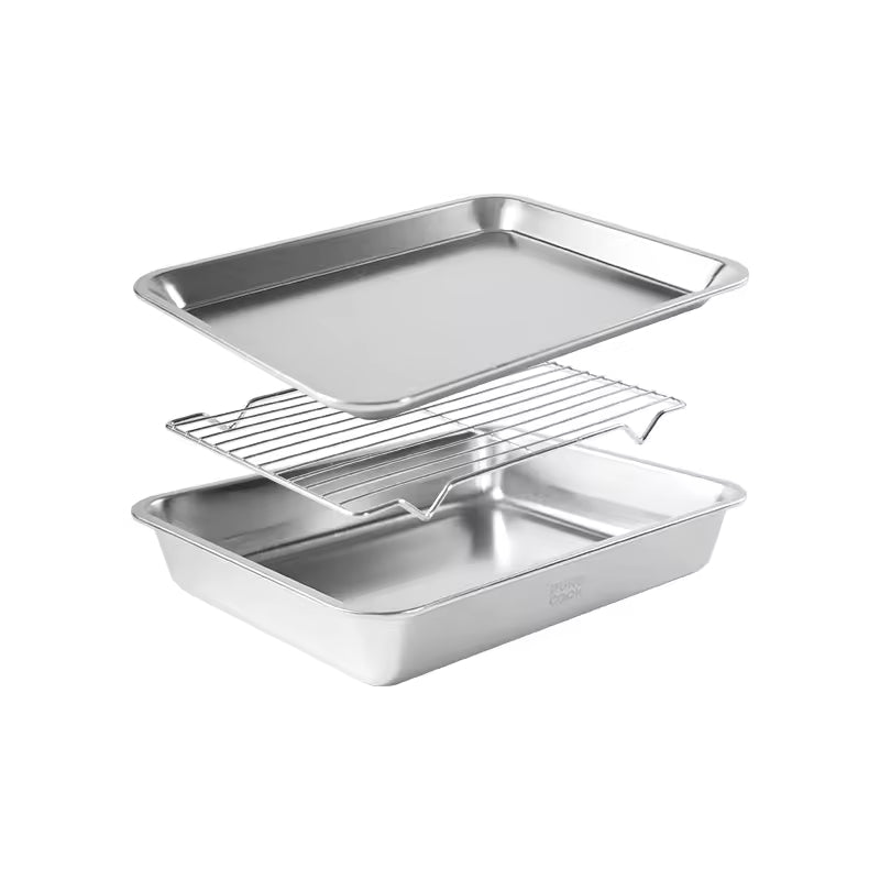 304 Stainless Steel Baking Tray - Multi-Functional Oven Rack