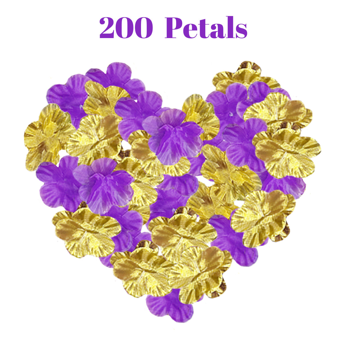 200 Pcs Artificial Silk Rose Petals for Weddings & Events