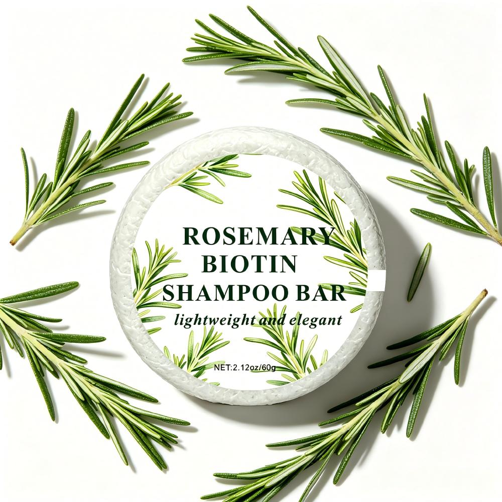 Biotin Rosemary Shampoo Bar 60g - Natural Hair & Body Care