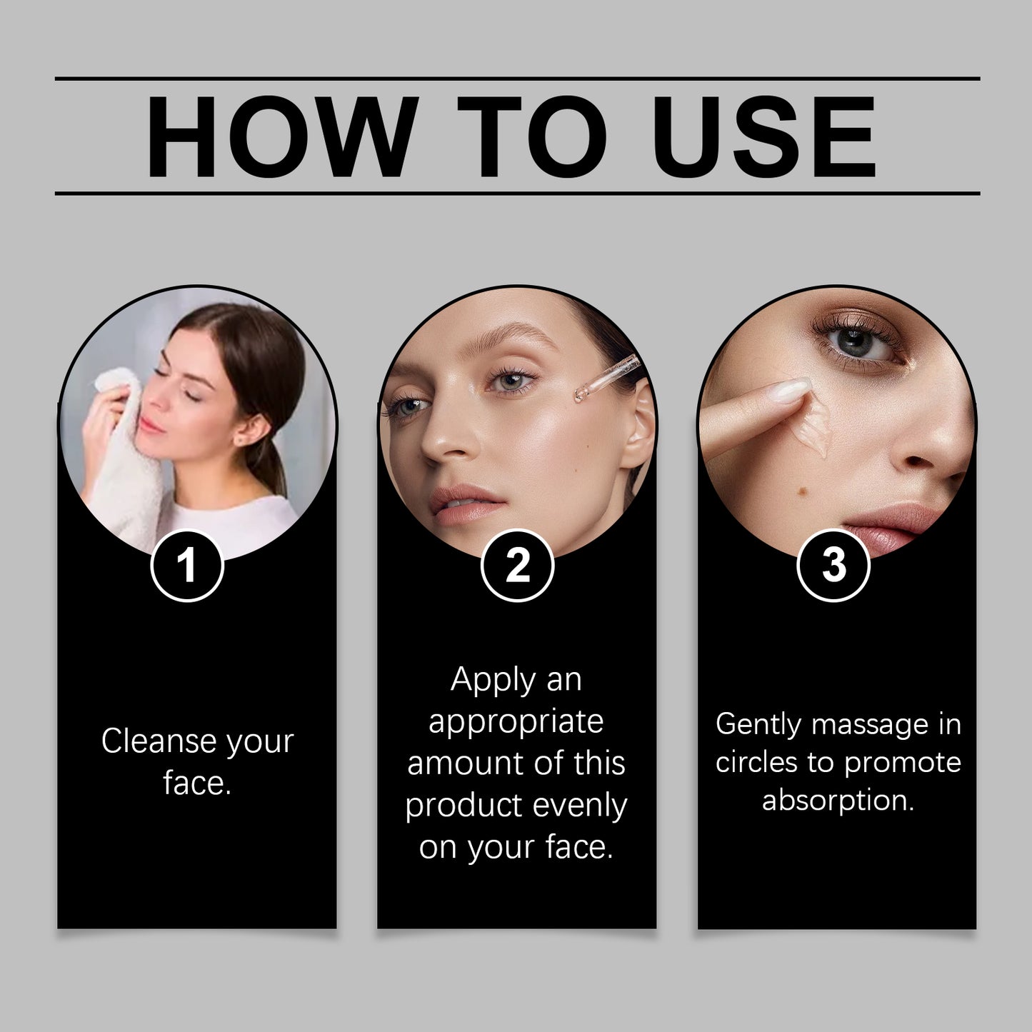 Hydrating Facial Serum with Hyaluronic Acid - Anti-Aging Skin Smoothing