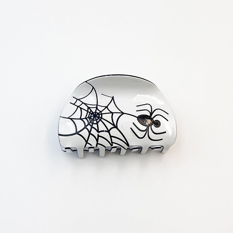 Halloween Hair Clip Acrylic Spider Shark Clip