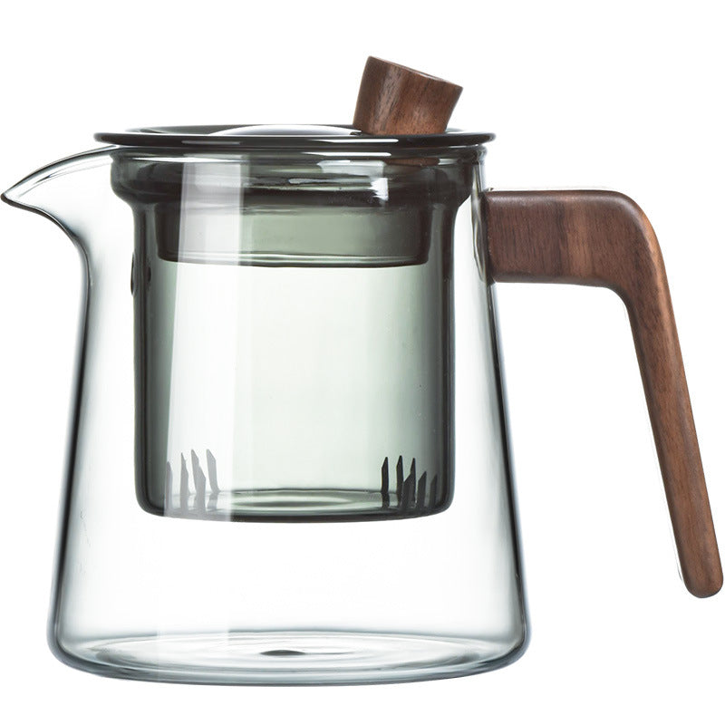 High Temperature Resistant Glass Teapot Set for Tea Brewing - 520ml