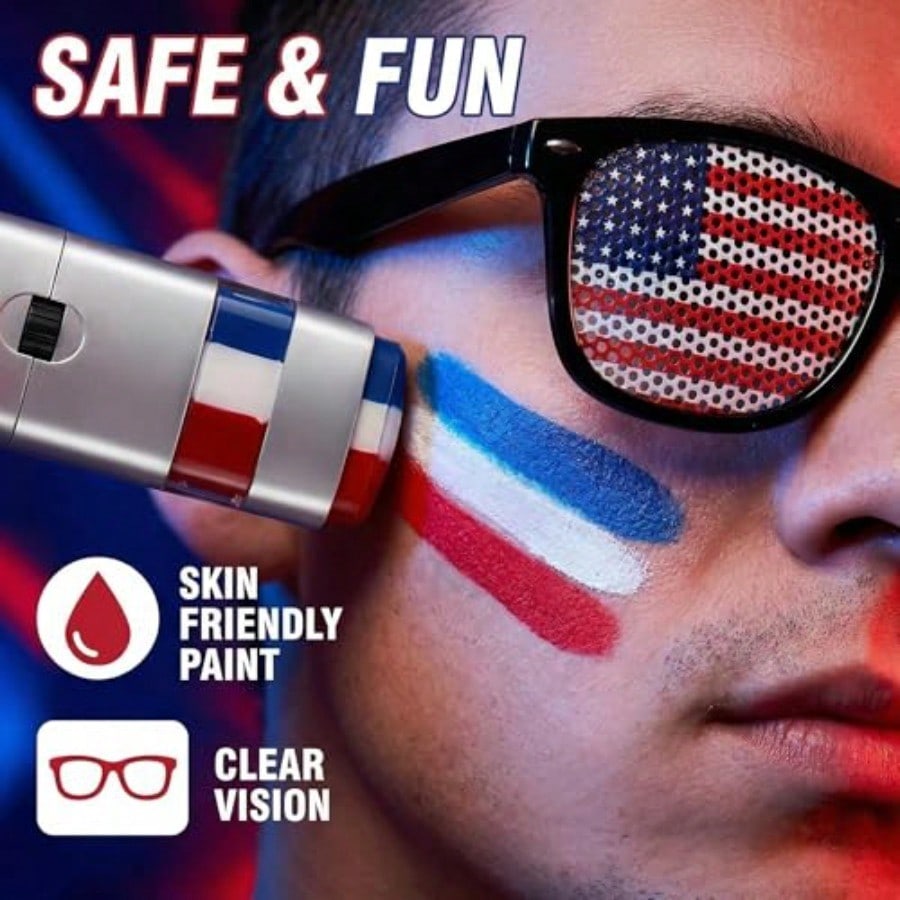 2026 World Cup Fan Kit - 6-Piece USA Soccer Cheer Set