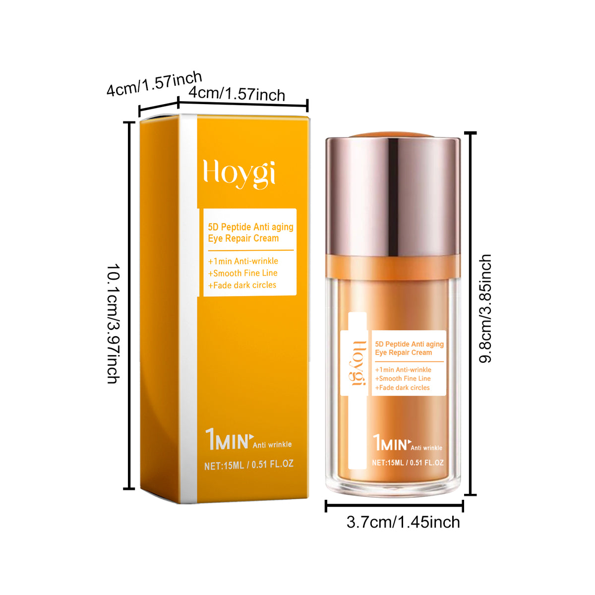 5D Peptide Anti Aging Eye Repair Cream 15ml 1box
