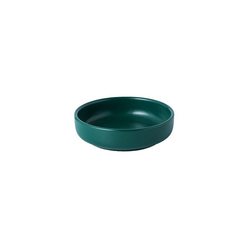 Ceramic Seasoning Plate Household Tableware - Multiple Colors