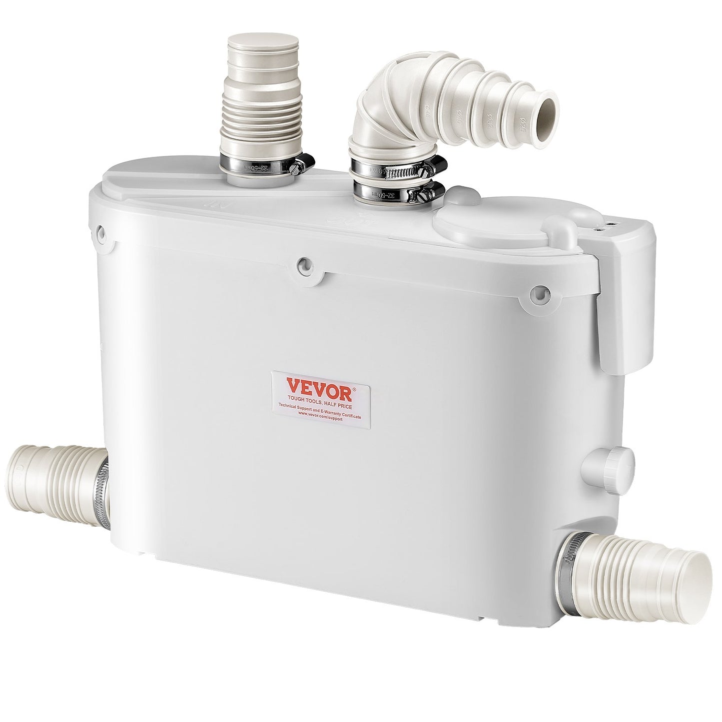 500W Macerator Pump for Kitchen and Basement Sink - 29 GPM, 26 Ft Lift