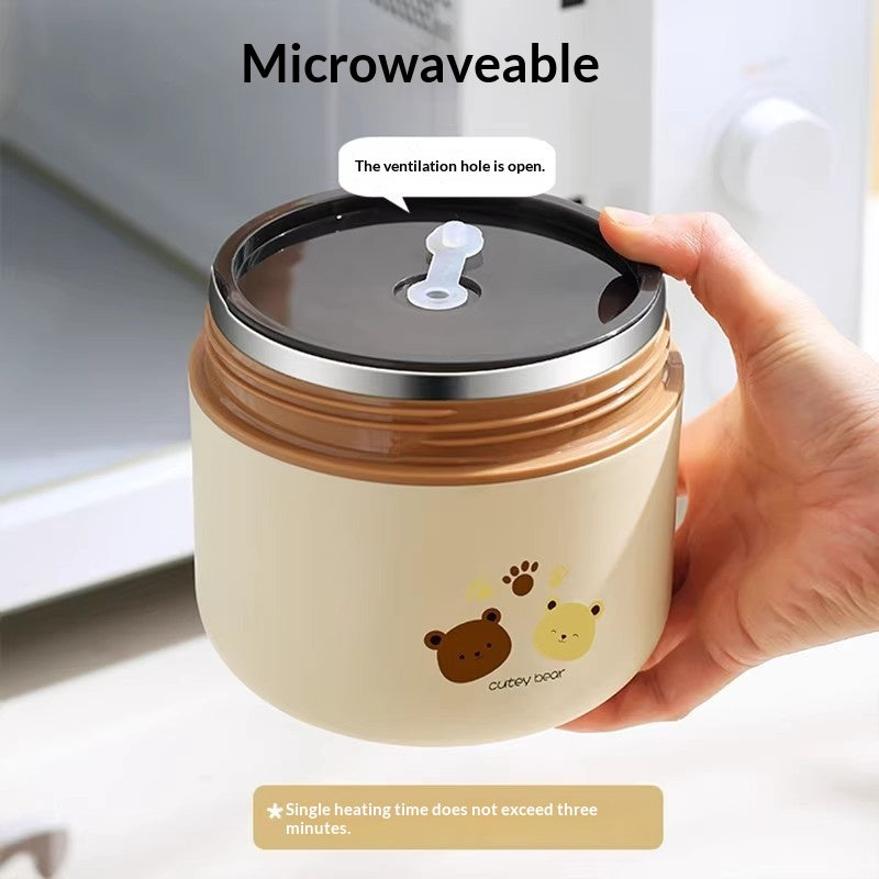 Leak-Proof Insulated Soup Container with Carrying Lid for Meal Prep