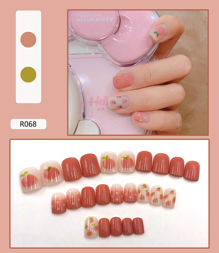Removable Nail Stickers for Nail Art - 24 Pieces, Multiple Styles