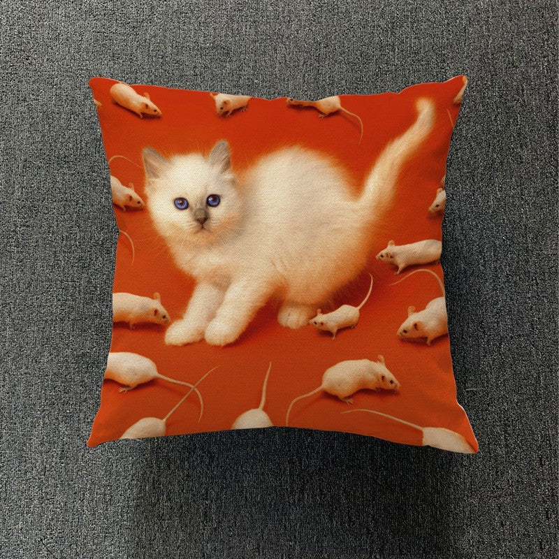Cotton Linen Pillowcase 45x45cm Nordic Style Home Textile