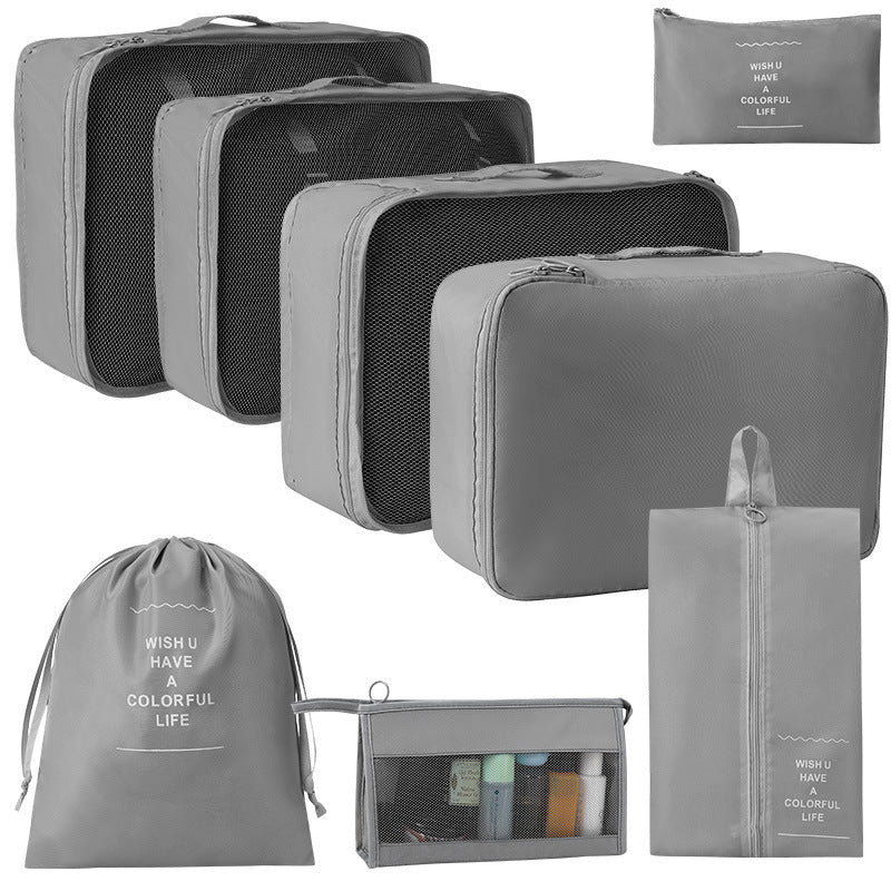 8-Pack Travel Storage Bags Set for Organization and Packing