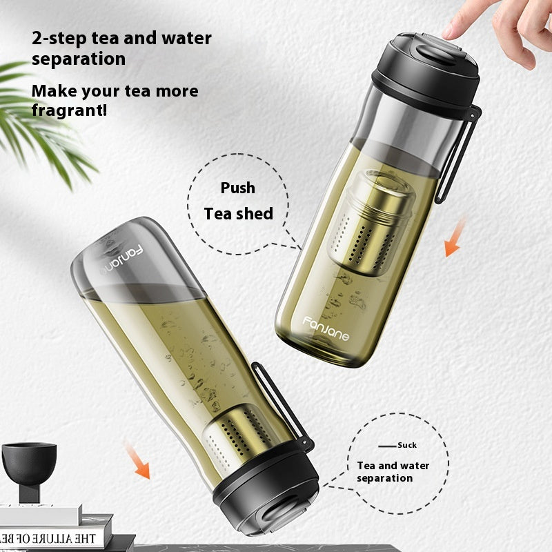 Magnetic Bubble Tea Cup with Separates from Tea Water - Reusable Drinkware