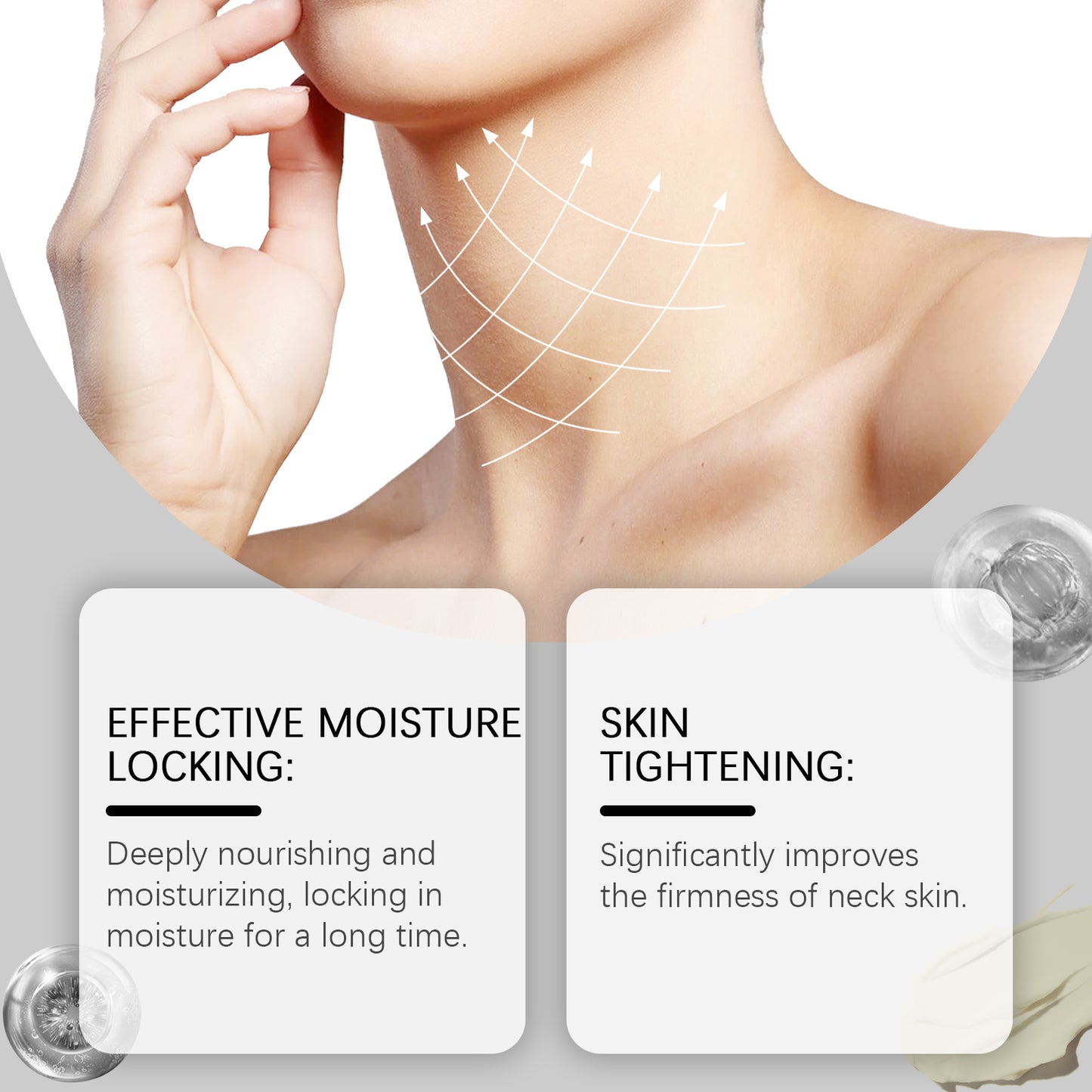 Firming Neck Cream - Moisturizing Anti-Aging Skin Care Treatment, 50g