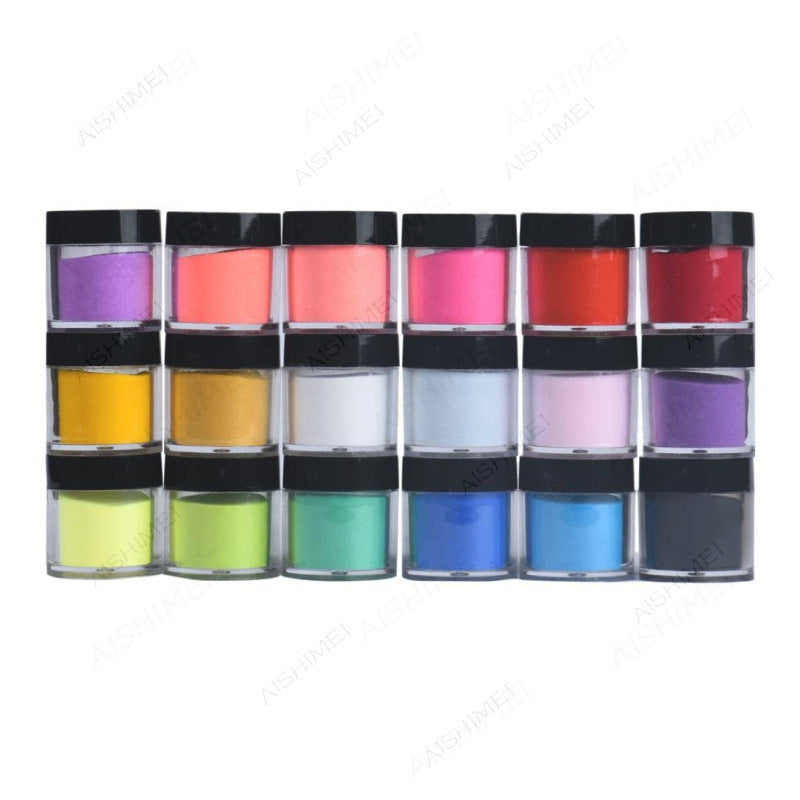 Crystal Nail Art Powder Set Multiple Colors Nail Art Kit for Manicure