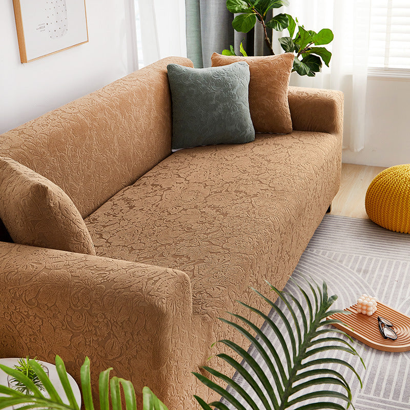 Universal Sofa Cover All-Season Thick Solid Color Couch Protector